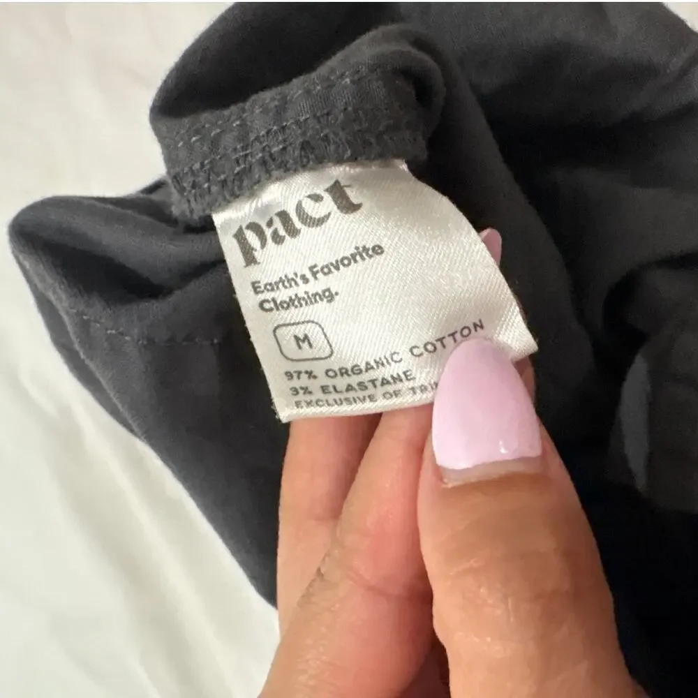 Pact Womens Medium Organic Cotton Daily Pants Drawstring Pull On Outdoors Casual